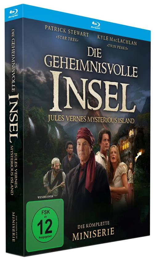 Blu-ray-Box mit Patrick Stewart. Dschungel-Szene mit Wasserfällen und Gebäuden.