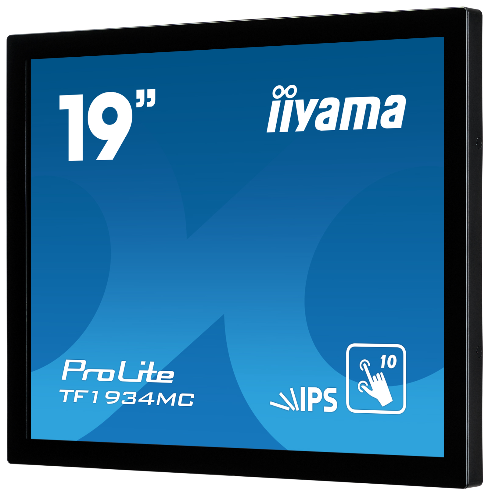 Ein 19-Zoll-iiyama ProLite TF1934MC Touchscreen-Monitor mit IPS-Technologie.