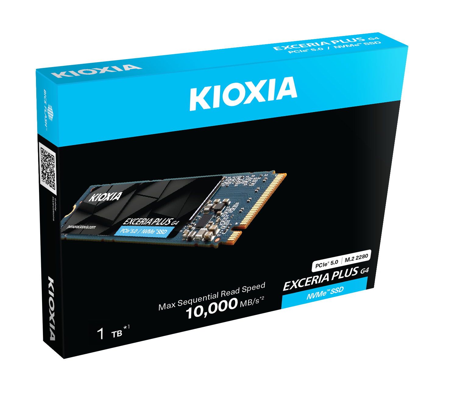 KIOXIA EXCERIA　1TB(1000GB) 新品未開封 KIOXIA 1TB Exceria Plusg4 PCIE 5 10000/9500 SSD Fiyat & Özellik
