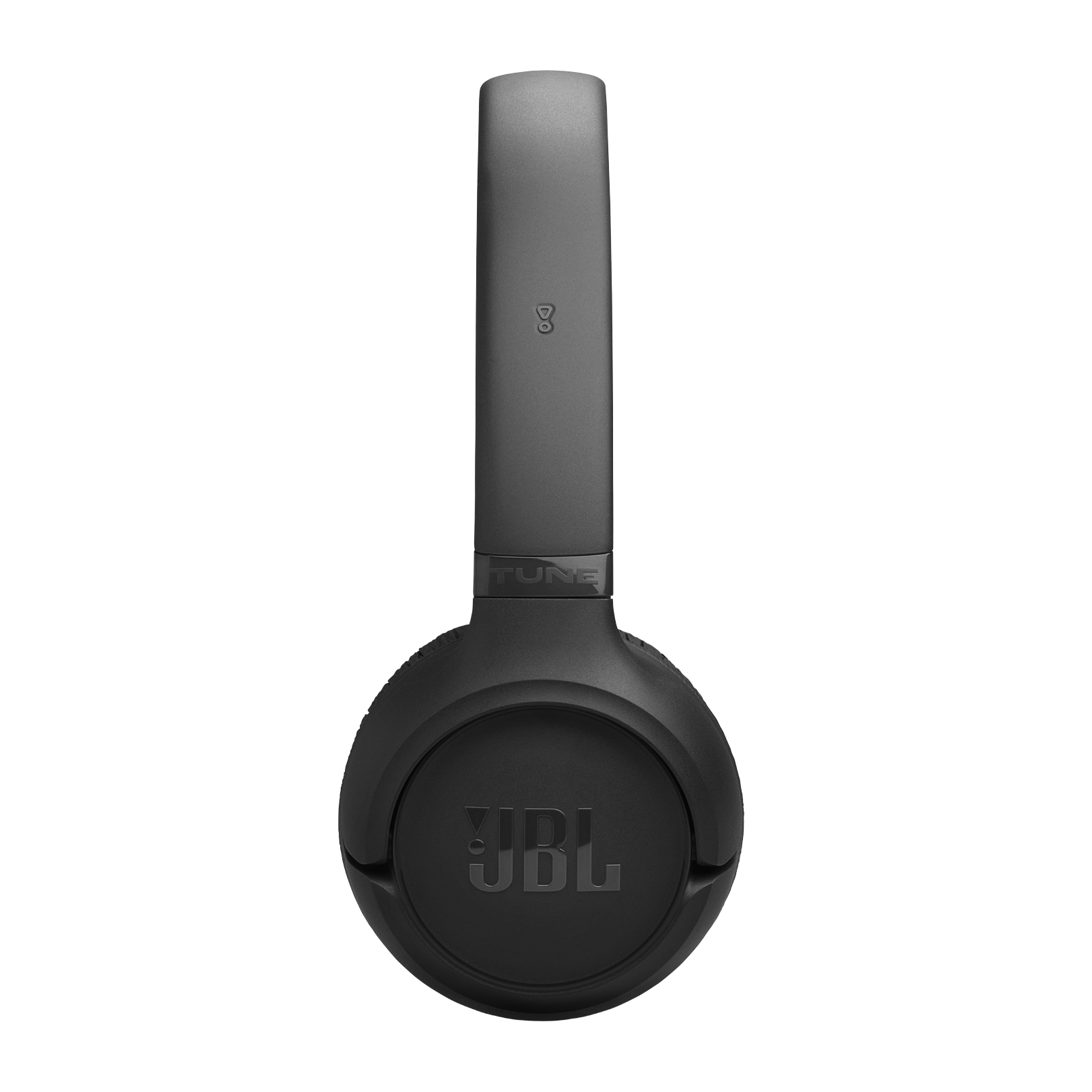 Gümüş bantlı siyah JBL kulaklık.