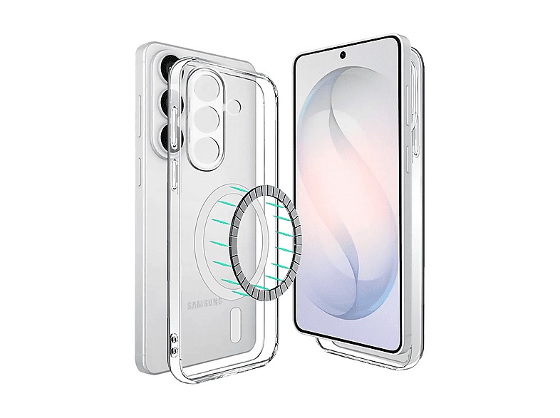 ISY Cover Samsung S26 COVER MAGSAFE per Galaxy S26, Trasparente