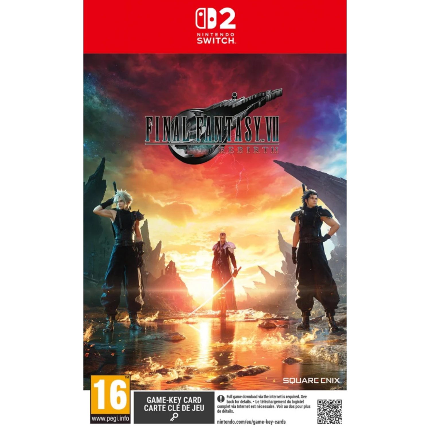Square Final Fantasy Vii Rebirth - Switch 2 (incl. Booster Cards)
