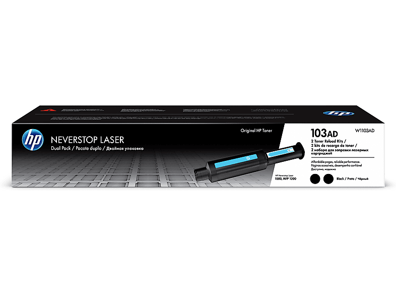 Toner HP 103AD BK (W1103AD) 2-pack czarny