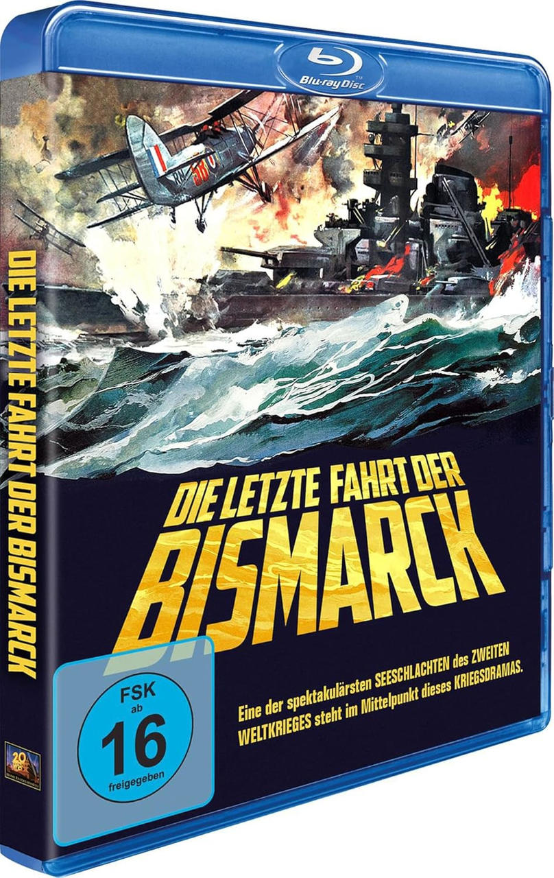 Ein Kriegsdrama mit Schiffen und Flugzeugen im Kampf auf dem Meer.