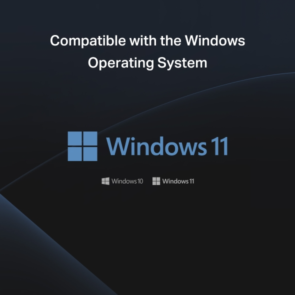 Kompatibilis a Windows 10 és 11 operációs rendszerekkel.