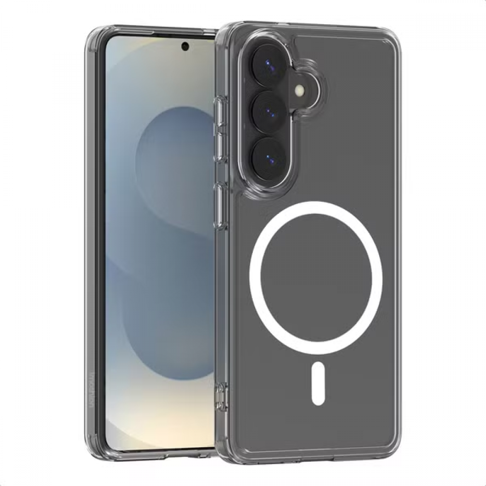 CASE AND PRO Samsung Galaxy S26 TPU+PC mágneses szilikon tok, átlátszó (MAG-S26-TP)