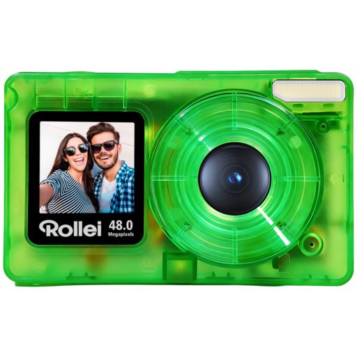 Rollei Compactline Pocket Transparent Green Compact Camera
