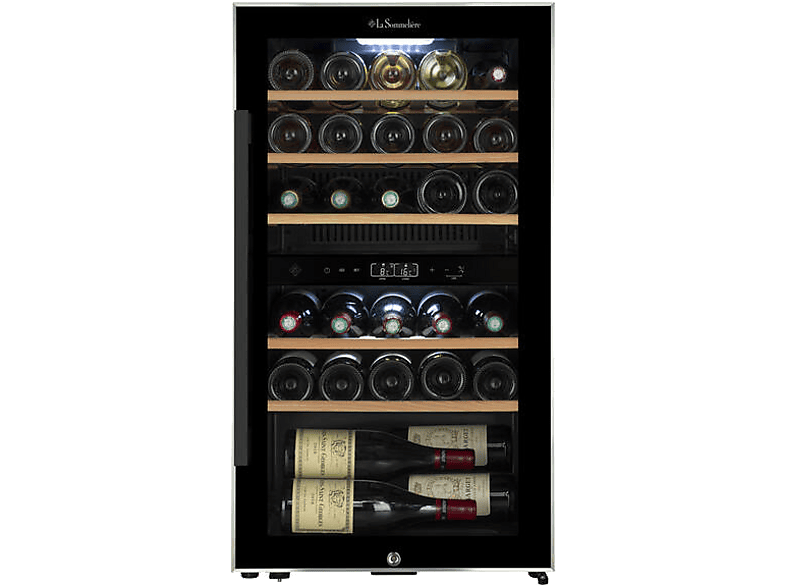 La Sommelière ECS31.2Z Weintemperierschrank (80 l, 137 kWh, EEK: G, Schwarz, Anzahl Flaschen: 29)