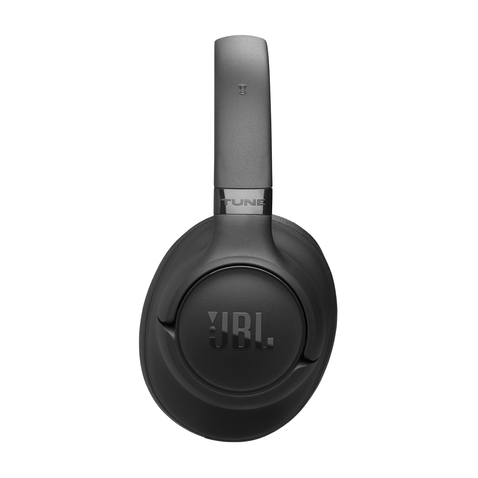 JBL logolu ve "TUNE" yazılı siyah kulaklık.
