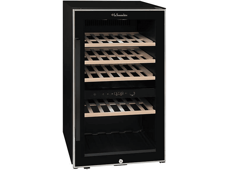 La Sommelière ECS51.2Z Weintemperierschrank (116 l, 142 kWh, EEK: G, Schwarz, Anzahl Flaschen: 49) — Foto 2 von 2