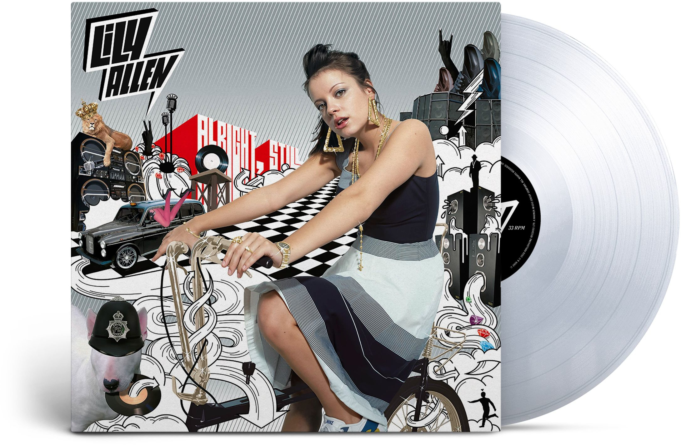 Lily Allen - Alright, Still (Crystal Clear Vinyl) (Vinyl LP (nagylemez))
