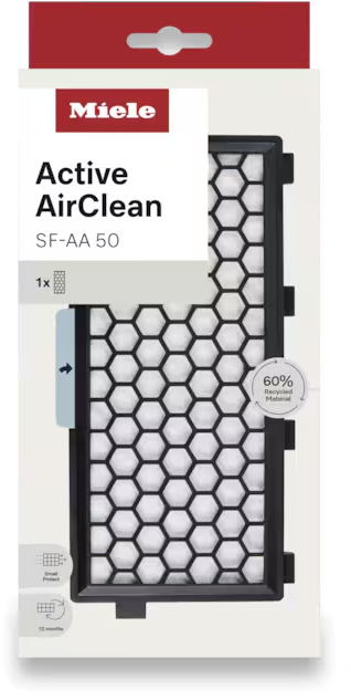 Miele Active AirClean SF-AA 50 Staubsaugerfilter mit Wabenmuster.