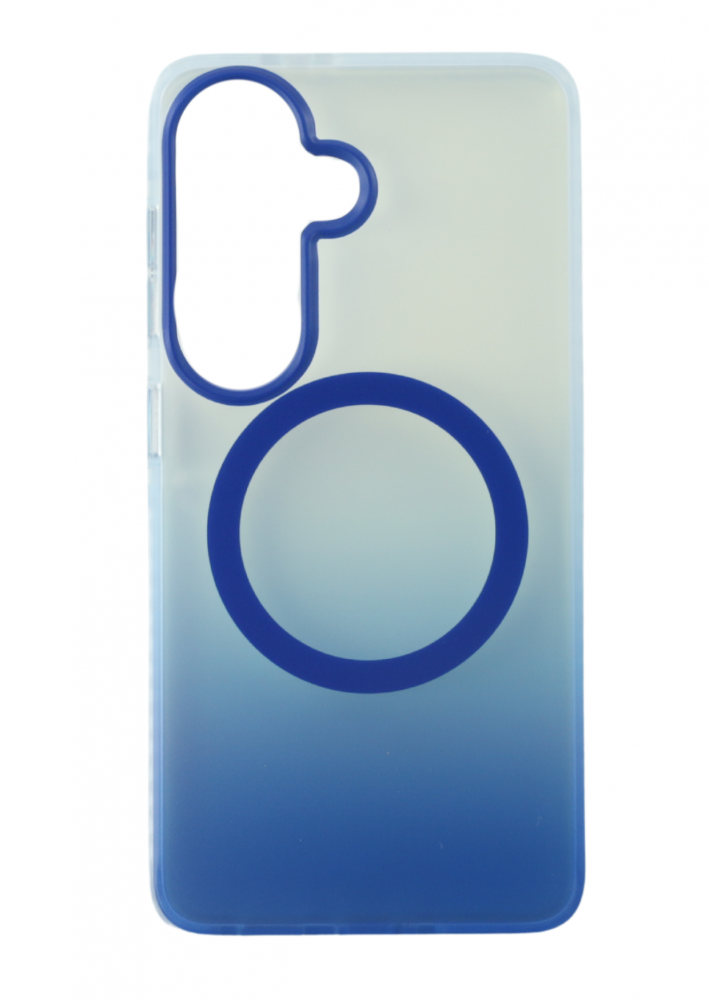 CASE AND PRO Samsung Galaxy S26 mágneses tok, kék-átlátszó (MAG-S26-BLTP)