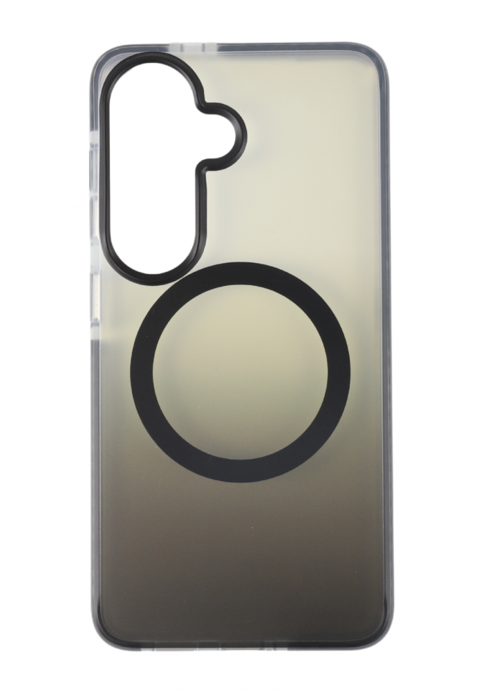 CASE AND PRO Samsung Galaxy S26 mágneses tok, fekete-átlátszó (MAG-S26-BKTP)