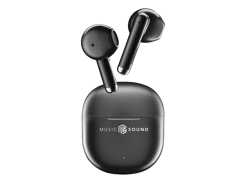 MUSIC SOUND Breeze, In-ear True Wireless Kopfhörer Bluetooth Schwarz