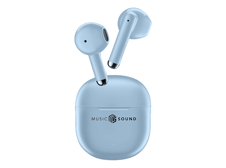 MUSIC SOUND Breeze, In-ear True Wireless Kopfhörer Bluetooth Blau