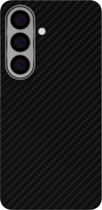 CASE AND PRO Aramid mágneses karbon tok, Samsung Galaxy S26, fekete (CARBM-S26-BK)