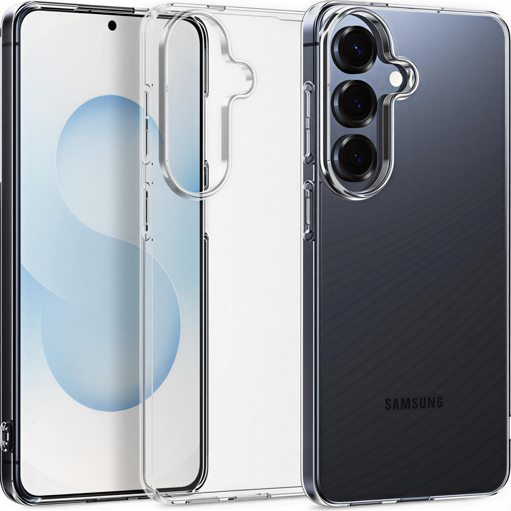 CASE AND PRO Samsung Galaxy S26 szilikon tok, átlátszó (TPU-SAM-S26-TP)