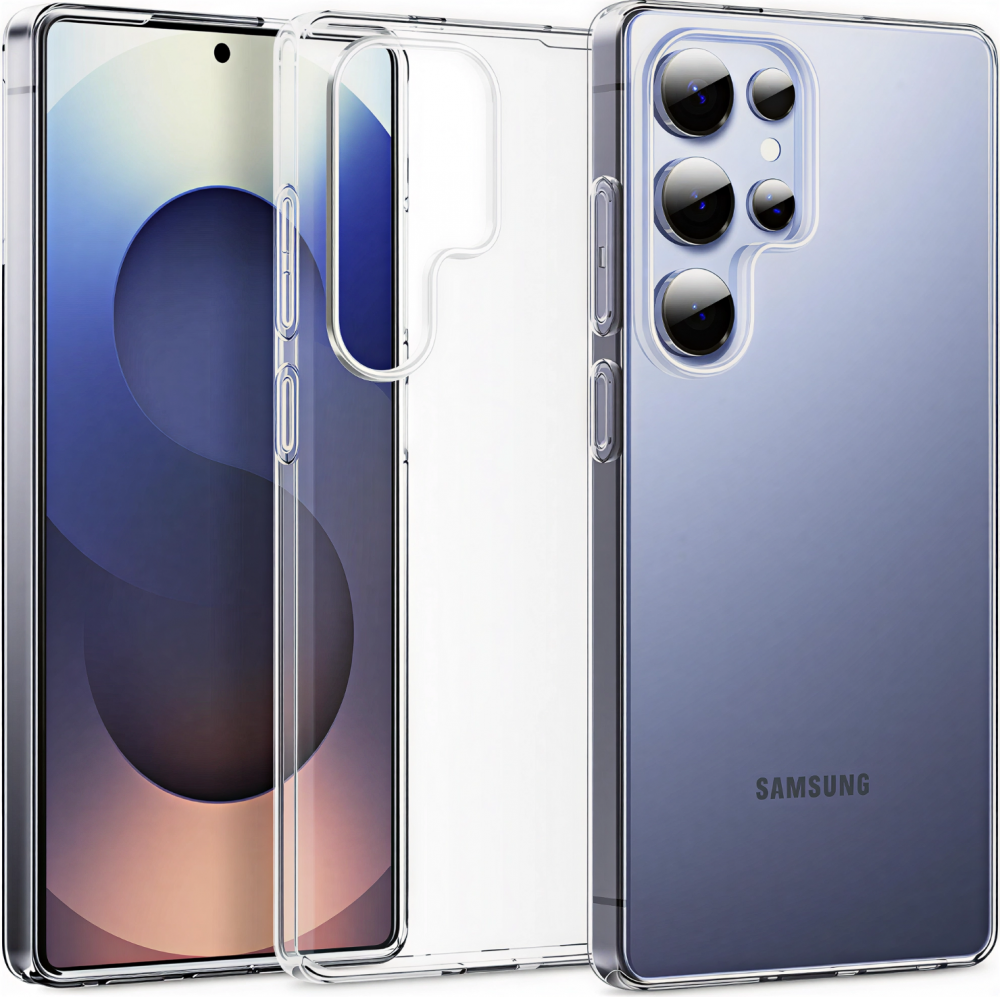 CASE AND PRO Samsung Galaxy S26 Ultra szilikon tok, átlátszó (TPU-SAM-S26U-TP)