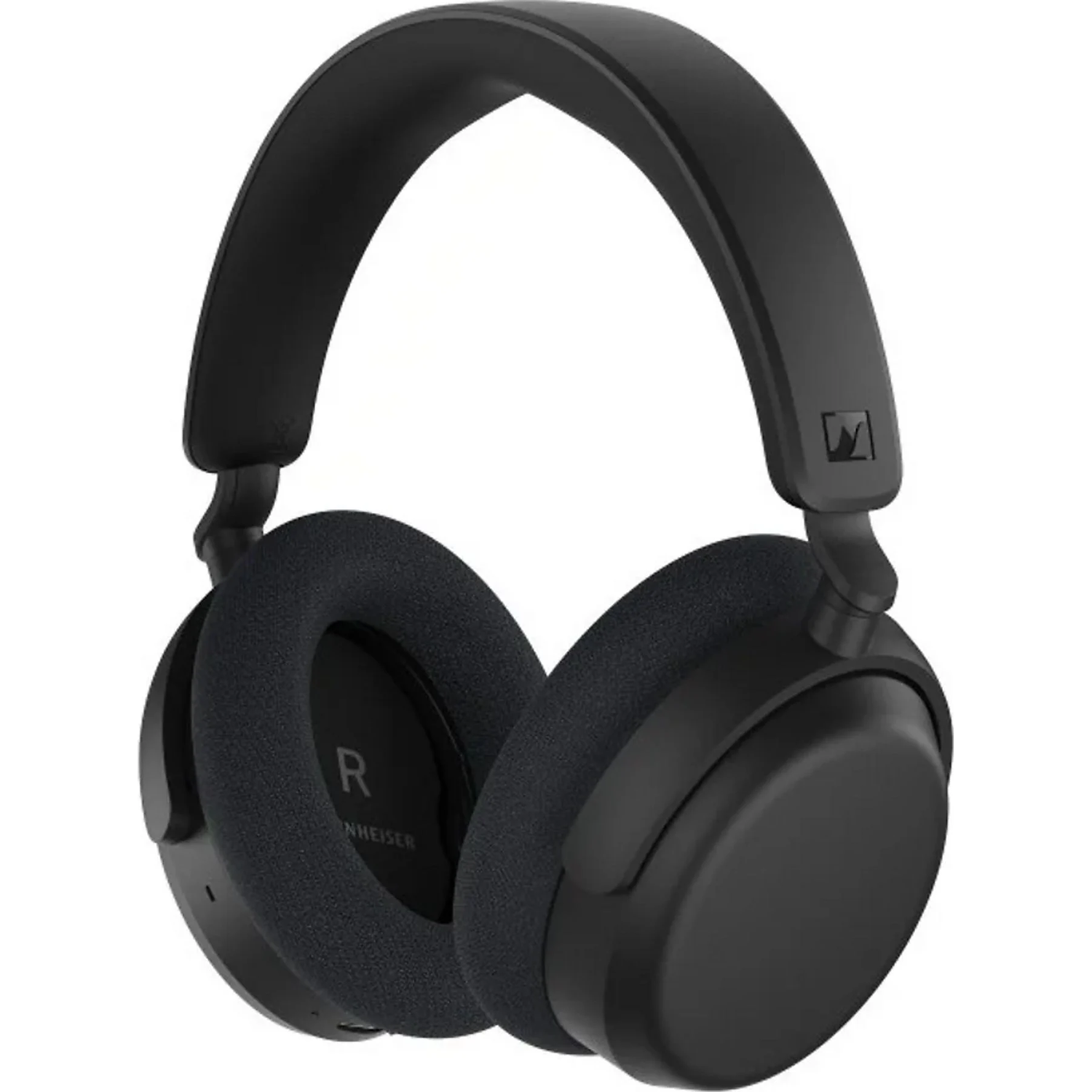 Black over-ear headphones with padded earcups and an adjustable headband.