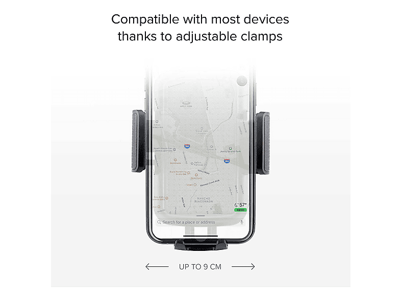 SBS 11652 Autohalterung für Smartphone bis zu 6", Schwarz — Foto 2 von 2