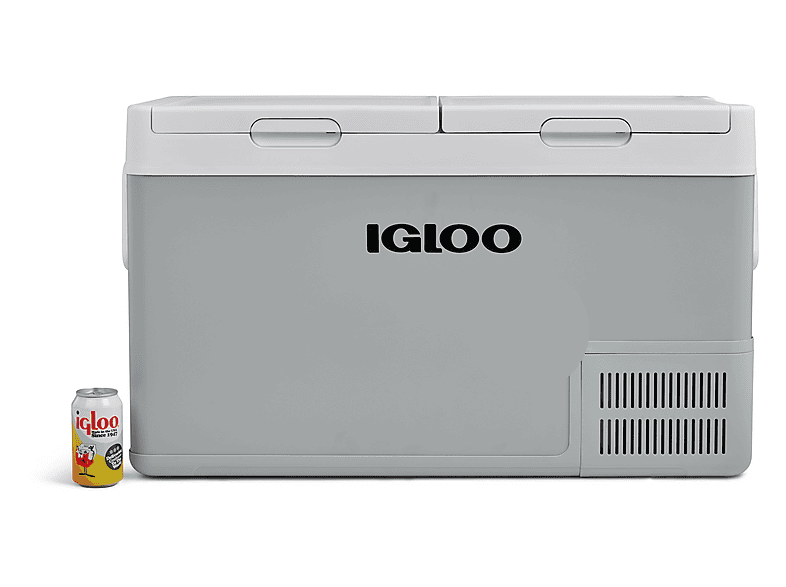 IGLOO ICF80DZ Kompressorkühlbox (78 l, 12V Anschluss, 78 Mist/White)