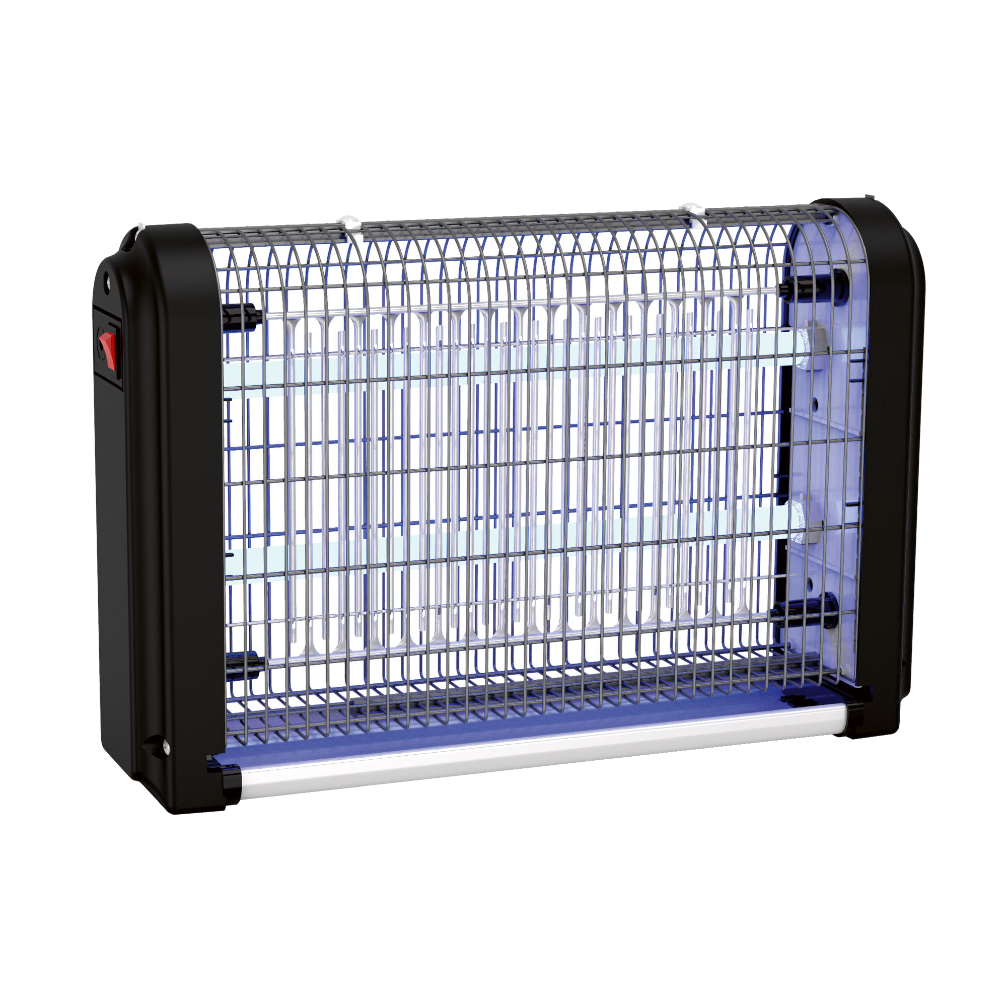 HOME Elektromos beltéri rovarcsapda, 50 m2 hatókörzet, UV-A fény, 2x4,5W LED, rovargyűjtő tálca (IKM50L)