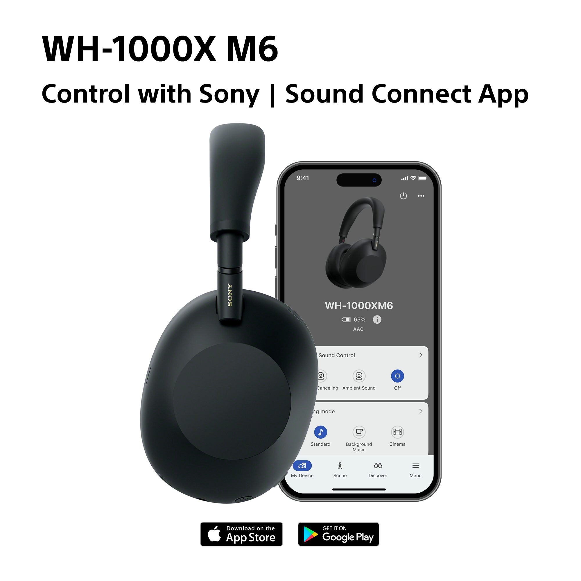 SONY WH-1000X M6​, Over-ear Noise Cancelling-Kopfhörer Bluetooth