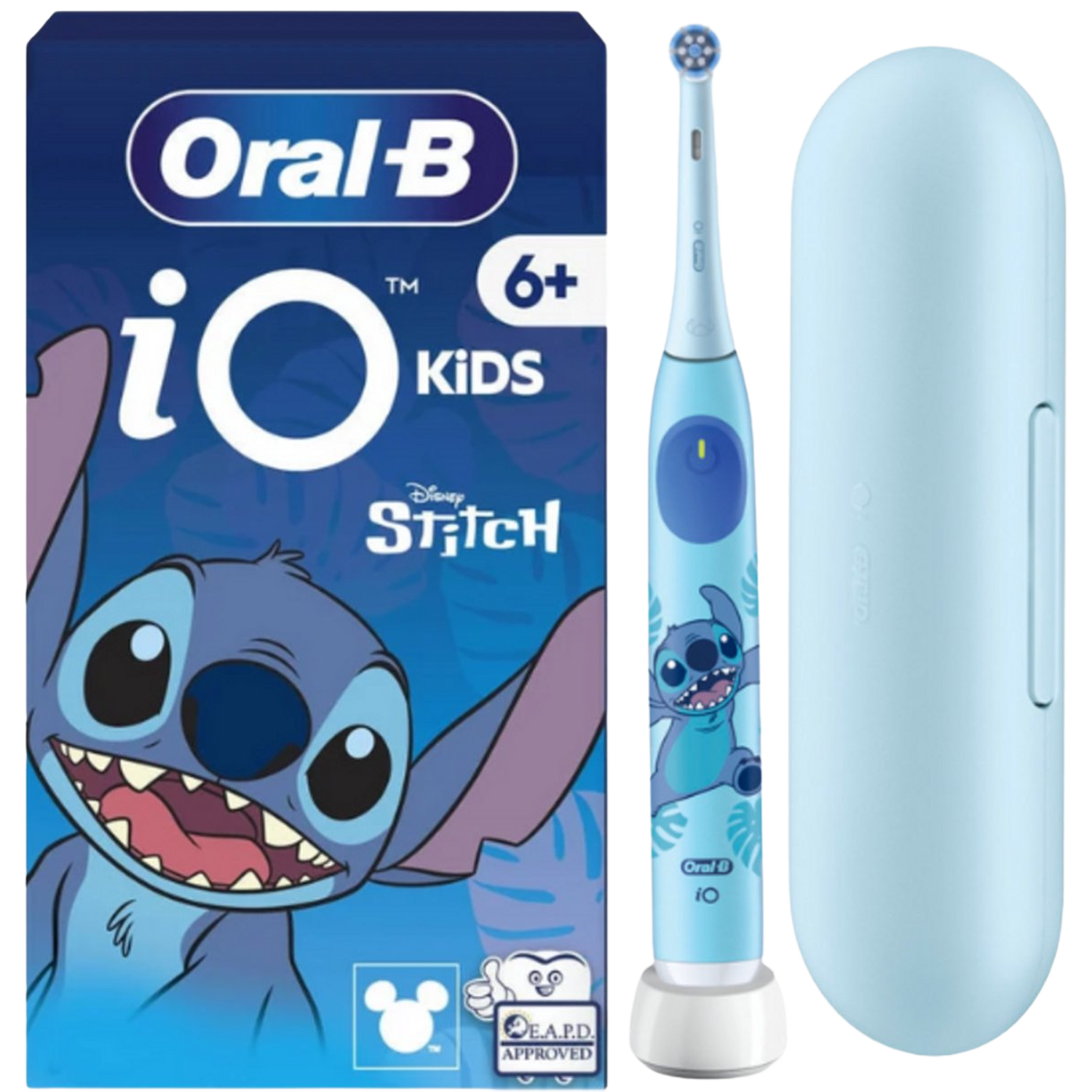 Oral-b Tandenborstel Io Junior 6+ Stitch Elektrische Tandenborstel Blauw