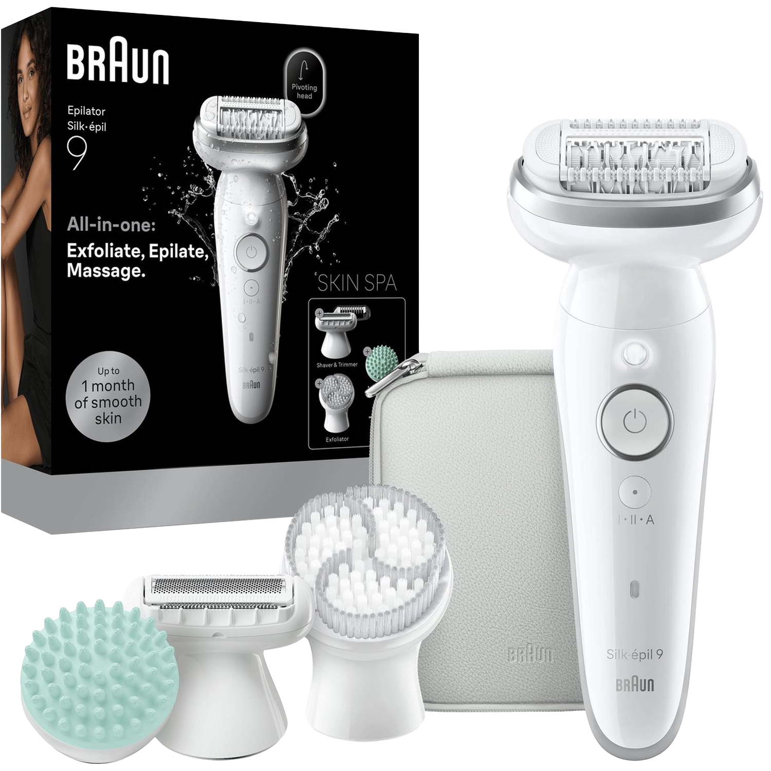Braun Ses9-080 Epilator Wit afbeelding