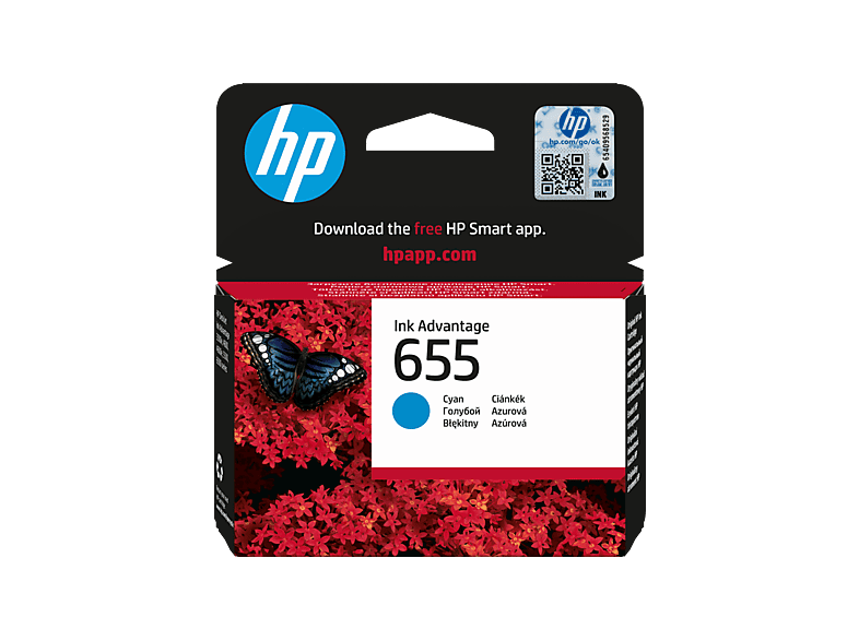 HP 655 Czarny Oryginalny Tusz Deskjet CZ109AE