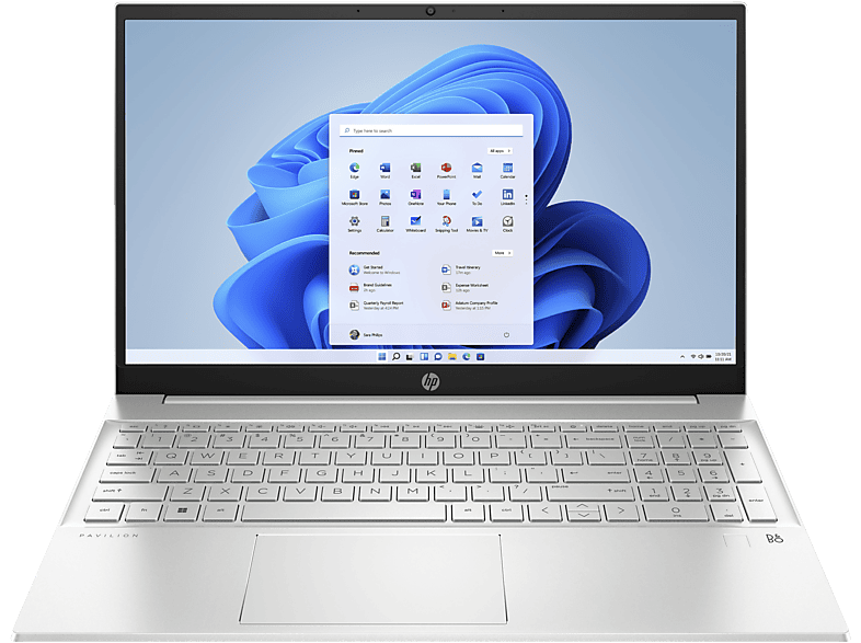 PRODUKT PO EKSPOZYCJI - Laptop HP Pavilion 15-eh3999nw FHD Ryzen 7 7730U/16GB/512GB SSD/INT/Win11H Srebrny (Natural Silver)