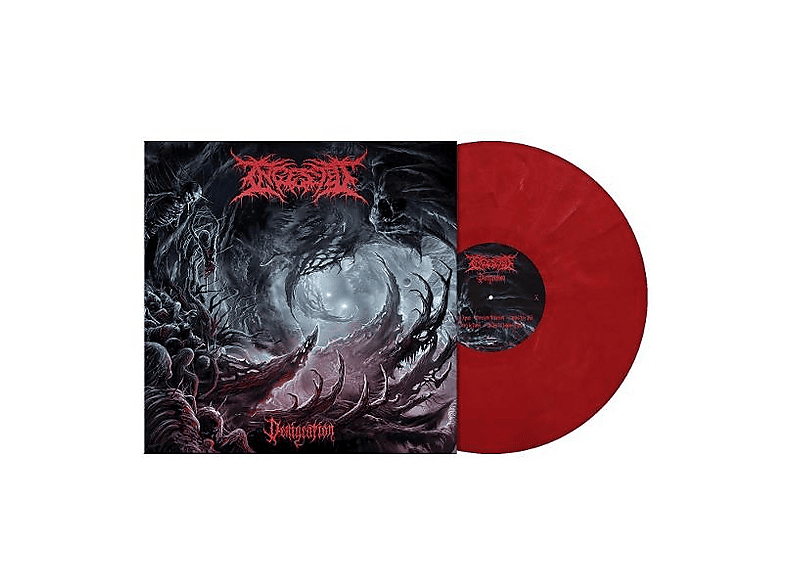 Thumbnail - Ingested - Denigration (Red Marbled Vinyl) (Vinyl)