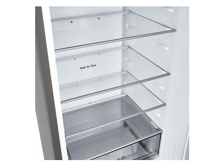 Frigorífico combi - LG GBBSJ21DPY, No Frost, 203 cm, 375 l, DoorCooling+™, Multi Air Flow, Plata – imagen 3