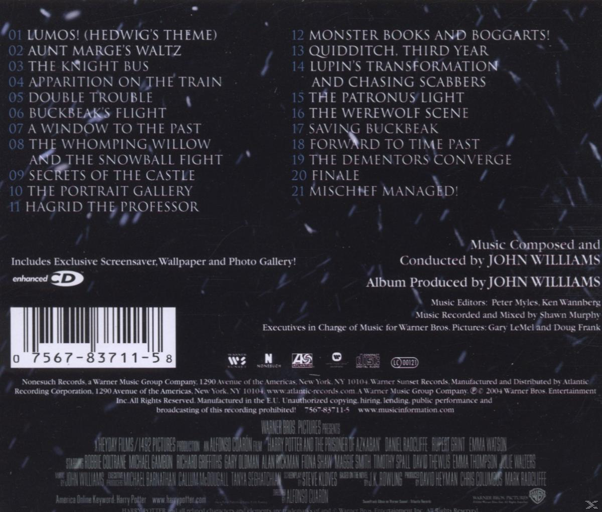 CD hátlap számlistával, vonalkóddal és gyártási részletekkel. Sötét háttér.