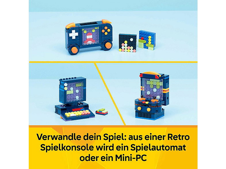 LEGO Creator 31380 Retro-Spielkonsole Bausatz, Mehrfarbig