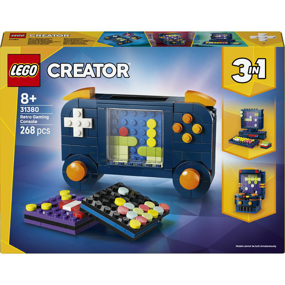Lego Creator Retro Gaming Konsole mit 268 Teilen, alter 8+.