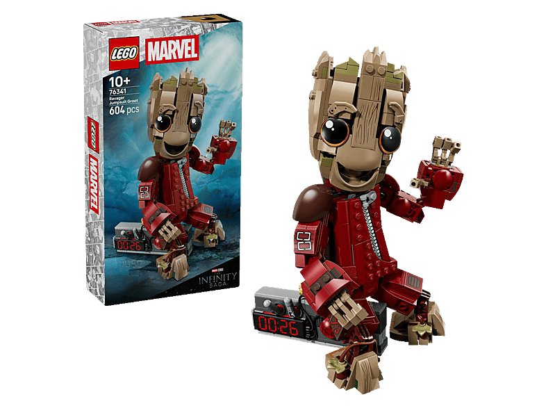 Lego Super Heroes 76341 Groot im Ravager-Outfit Bausatz, Mehrfarbig