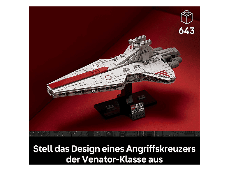 Lego Star Wars™ 75441 Angriffskreuzer der Venator-Klasse Bausatz, Mehrfarbig — Foto 2 von 5