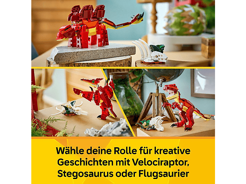 Thumbnail - LEGO Creator 31379 Wilder Dinosaurier Bausatz, Mehrfarbig
