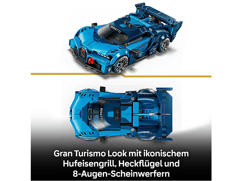 77253 LEGO® SPEED CHAMPIONS Bugatti Vision Gran Turismo Hypersportwagen (77253)