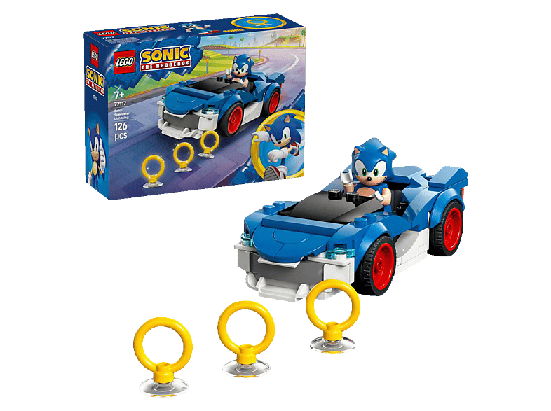 Lego Sonic 77117 Sonic: Speedster Lightning Bausatz, Mehrfarbig