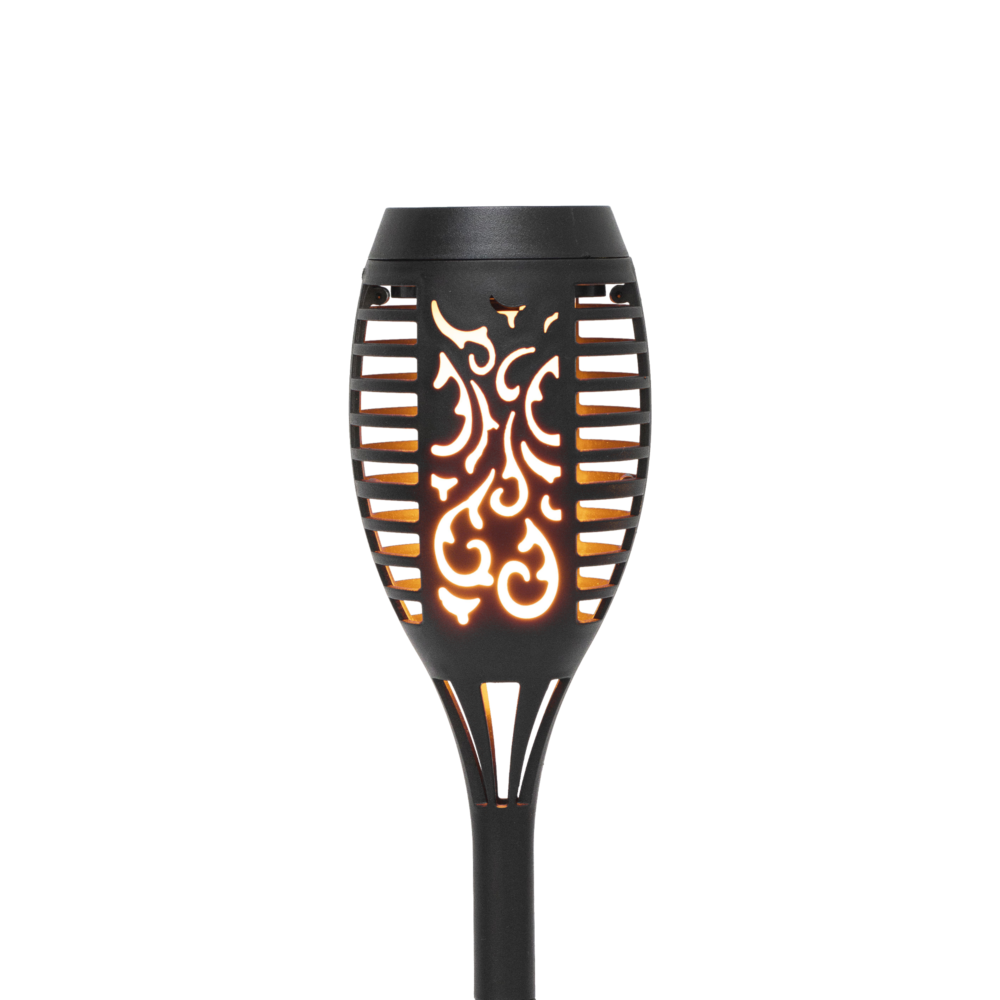 HOME Napelemes kerti fáklya, sárga SMD LED, fáklyaláng effektus (MX301)