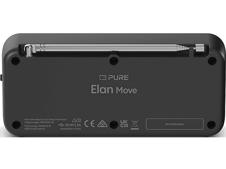 Pure Elan Move, Black; Taschenradio — Foto 2 von 5