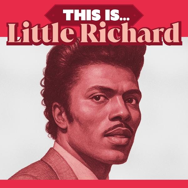 Porträt von Little Richard mit dem Titel "This is... Little Richard".