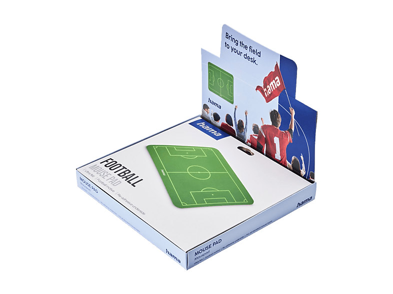HAMA Mauspad "Fußball" , Universal, Grün