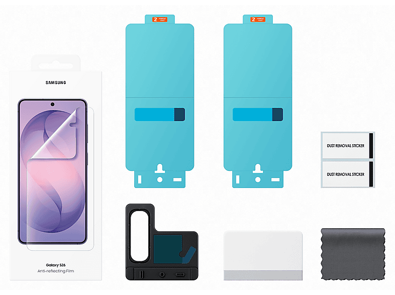 Folia ochronna SAMSUNG antyrefleksyjna do Galaxy S26 EF-US942CTEGWW 2szt. Przezroczysty – zdjęcie 2