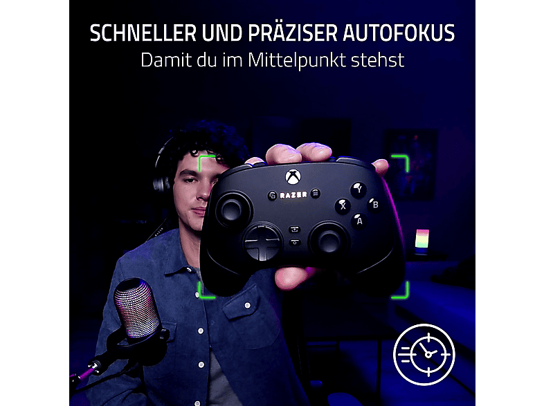 Thumbnail - RAZER Kiyo V2 X - Full-HD, 1080p mit 60 FPS und integriertem Mikrofon für Creator Webcam