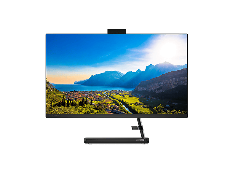 LENOVO IdeaCentre AIO 3 27ALC6 All-in-One-PC 27 Zoll, Full-HD, AMD Ryzen™ 5 7430U Prozessor, 16 GB RAM, 512 GB, Windows 11 Home, Schwarz