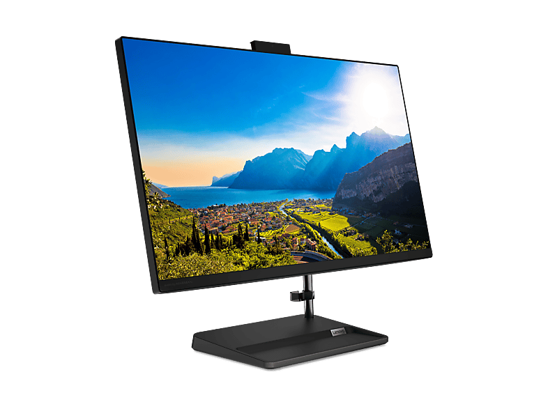 LENOVO IdeaCentre AIO 3 27ALC6 All-in-One-PC 27 Zoll, Full-HD, AMD Ryzen™ 5 7430U Prozessor, 16 GB RAM, 512 GB, Windows 11 Home, Schwarz — Foto 3 von 5